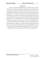 Kế toán bán nhóm hàng thiết bị thủy lực khí nén tại Công ty TNHH Thiết Bị Phụ Tùng An Phát