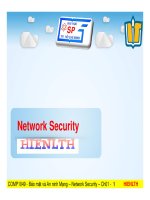 Tổng quan bảo mật và an ninh mạng