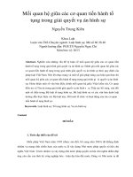 Mối quan hệ giữa các cơ quan tiến hành tố tụng trong giải quyết vụ án hình sự