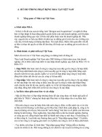 bài thảo luận quản trị rủi ro trong hoạt động MA tại Việt Nam