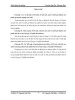 Kế toán chi phí sản xuất và tính giá thành sản phẩm bàn lá rơi tại Công ty Cổ phần Woodsland