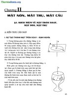 Mặt nón mặt trụ mặt cầu ôn thi tốt nghiệp THPT quốc gia 2015