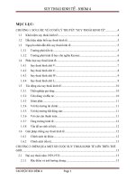 TIỂU LUẬN MÔN LÝ THUYẾT TÀI CHÍNH TIỀN TỆ SUY THOÁI KINH TẾ