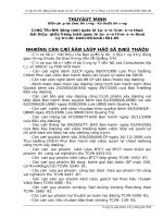 Biện pháp tổ chức kỹ thuật thi công QL1A sơn lâm, sơn thủy