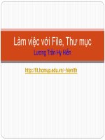 LẬP TRÌNH WINDOWS VỚI C# - File