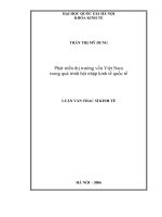 Phát triển thị trường vốn Việt Nam trong quá trình hội nhập kinh tế quốc tế.PDF
