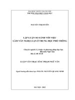 Lập luận so sánh với việc làm văn nghị luận ở trung học phổ thông