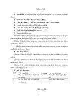 Hoàn thiện công tác tổ chức mua hàng của khách sạn Fortuna Hanoi