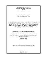 Xây dựng và sử dụng câu hỏi nhằm phát huy tính tích cực của học sinh trong dạy học Chương II, III phần Di truyền học, Sinh học lớp 12 trung học phổ thông