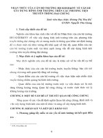 Nhận thức của cán bộ trường ĐHKHXH&NV về vấn đề xây dựng hình ảnh trường trên các phương tiện truyền thông đại chúng