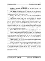 Hoàn thiện triển khai chiến lược kinh doanh của công ty cổ phần FOOTPRINT Việt Nam