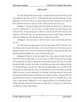 Phát triển phối thức xúc tiến thương mại với sản phẩm giấy vở của công ty Ngọc Hoàng trên thị trường Hà Nội