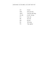 Xây dựng và sử dụng câu hỏi cốt lõi trong dạy học Sinh học 11 trung học phổ thông