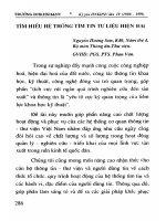 Tìm hiểu về hệ thống tìm tin tư liệu hiện đại