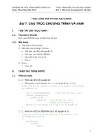 Thực Hành Tin Học Đại Cương 7