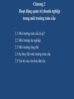 Bài giảng Quản trị doanh nghiệp Chương 2 và 3