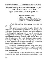 Một số kết quả nghiên cứu hiện tượng đến chùa nghe giảng kinh (Qua khảo sát tại chùa Quán Sứ
