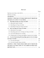 Quản trị rủi ro tín dụng tại Tổng công ty tài chính cổ phần Dầu khí Việt Nam