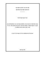 Hai mô hình cải cách hệ thống ngân hàng thương mại ở các nền kinh tế đang chuyển đổi và hội nhập và gợi ý chính sách cho Việt Nam