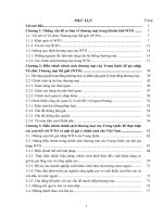 Điều chỉnh chính sách thương mại của Trung Quốc trước và sau khi gia nhập tổ chức thương mại thế giới (WTO)