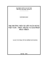 Nâng cao năng lực tài chính của Ngân hàng Thương mại cổ phần Đầu tư và Phát triển Việt Nam giai đoạn 2012-2015