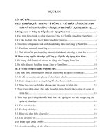 Chuyên đề thực tập: Một số giải pháp nhằm nâng cao hiệu quả công tác đào tạo và phát triển nguồn nhân lực tại công ty Cổ phần Thương mại và Xây dựng Nam Sơn