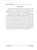 Luận văn tốt nghiệp: Hoạch định chiến lược kinh doanh của công ty TNHH Đầu tư và Công nghệ Tâm Việt