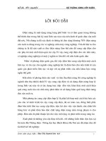 Thiết kế hệ thống cung cấp điện cho nhà máy chế tạo vòng bi