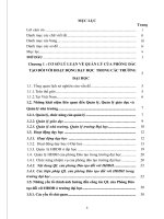 Biện pháp quản lý của phòng đào tạo đối với hoạt động dạy học tại trường Đại học Điện Lực