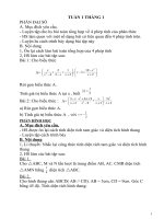 Giáo án dạy thêm môn Toán khối 8