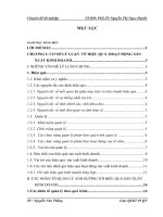 Chuyên đề tốt nghiệp: Một số biện pháp quản lý nhằm nâng cao hiệu quả sản xuất kinh doanh ở Công tyTNHH Toàn Thắng