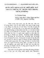 Bước đầu khảo sát sự biến đổi ngữ âm của những từ mượn Việt trong tiếng H'Mông