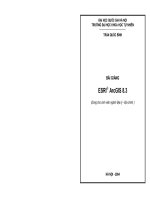 Bài giảng ArcGIS 8.3 (Dùng cho sinh viên ngành Địa lý  Địa chính)