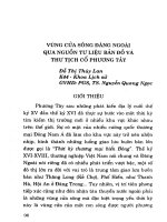 Vùng cửa sông đàng ngoài qua nguồn tư liệu bản đồ và thư tịch cổ phương tây