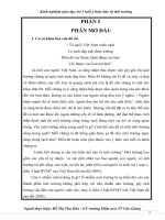 skkn Kinh nghiệm giáo dục trẻ 5 tuổi ý thức bảo vệ môi trường