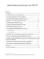 KHỦNG HOẢNG NỢ CÔNG KHU VỰC CHÂU ÂU VÀ BÀI HỌC KINH NGHIỆM CHO VIỆT NAM