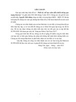 Thiết kế, chế tạo robot điều khiển thông qua mạng Internet