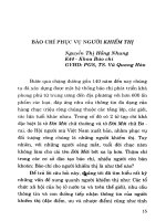 Báo chí phục vụ người khiếm thị