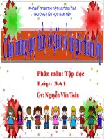 slide thuyết trình Tập đọc lớp 3 - Mặt trời xanh của tôi