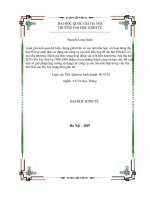 Vận dụng biến số xúc tiến hỗn hợp của marketing mix trong việc thu hút FDI vào tỉnh Hà Tây