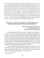 Nhận thức, thái độ và hành vi của sinh viên về thị trường chứng khoán trong xã hội hiện nay