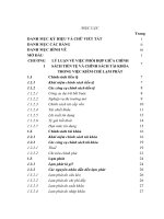 Tăng cường hiệu quả phối hợp giữa chính sách tiền tệ và chính sách tài khóa để kiềm chế lạm phát ở Việt Nam