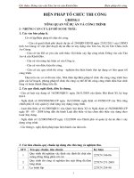 Biện pháp tổ chức thi công đường vào cầu Tân An và cầu Kênh Đào