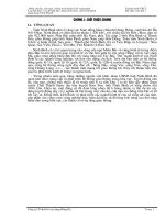 Thiết kế cơ sở đường cứu hộ cứu nạn chống tràn thoát lũ từ trung tâm 6 xã tiểu khu 1 ra đê Hữu Đáy huyện Kim Sơn tỉnh Ninh Bình phân đoạn CHất Thành