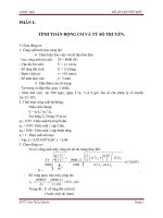 thuyết minh đồ án chi tiết máy