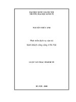 Phát triển dịch vụ vận tải hành khách công cộng ở Hà Nội.PDF