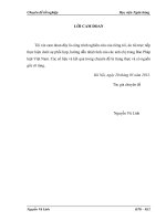 Hoàn thiện tổ chức hạch toán thu chi tại Báo Pháp luật Việt Nam