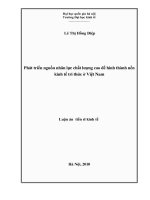 Phát triển nguồn nhân lực chất lượng cao để hình thành nền kinh tế tri thức ở Việt Nam
