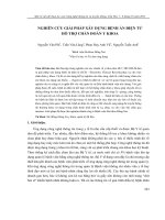 NGHIÊN CỨU GIẢI PHÁP XÂY DỰNG BỆNH ÁN ĐIỆN TỬ HỖ TRỢ CHẨN ĐOÁN Y KHOA