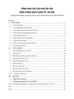 TỔNG HỢP CÁC CÂU HỎI ÔN TẬP MÔN CHÍNH SÁCH KINH TẾ- XÃ HỘI